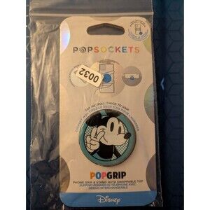 PopSockets PopGrip Phone Grip & Stand -  Disney Peace Out Mickey Retro